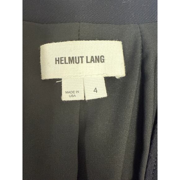 Vintage Helmut Lang Single Button Black Blazer Size 4 - Picture 5 of 9